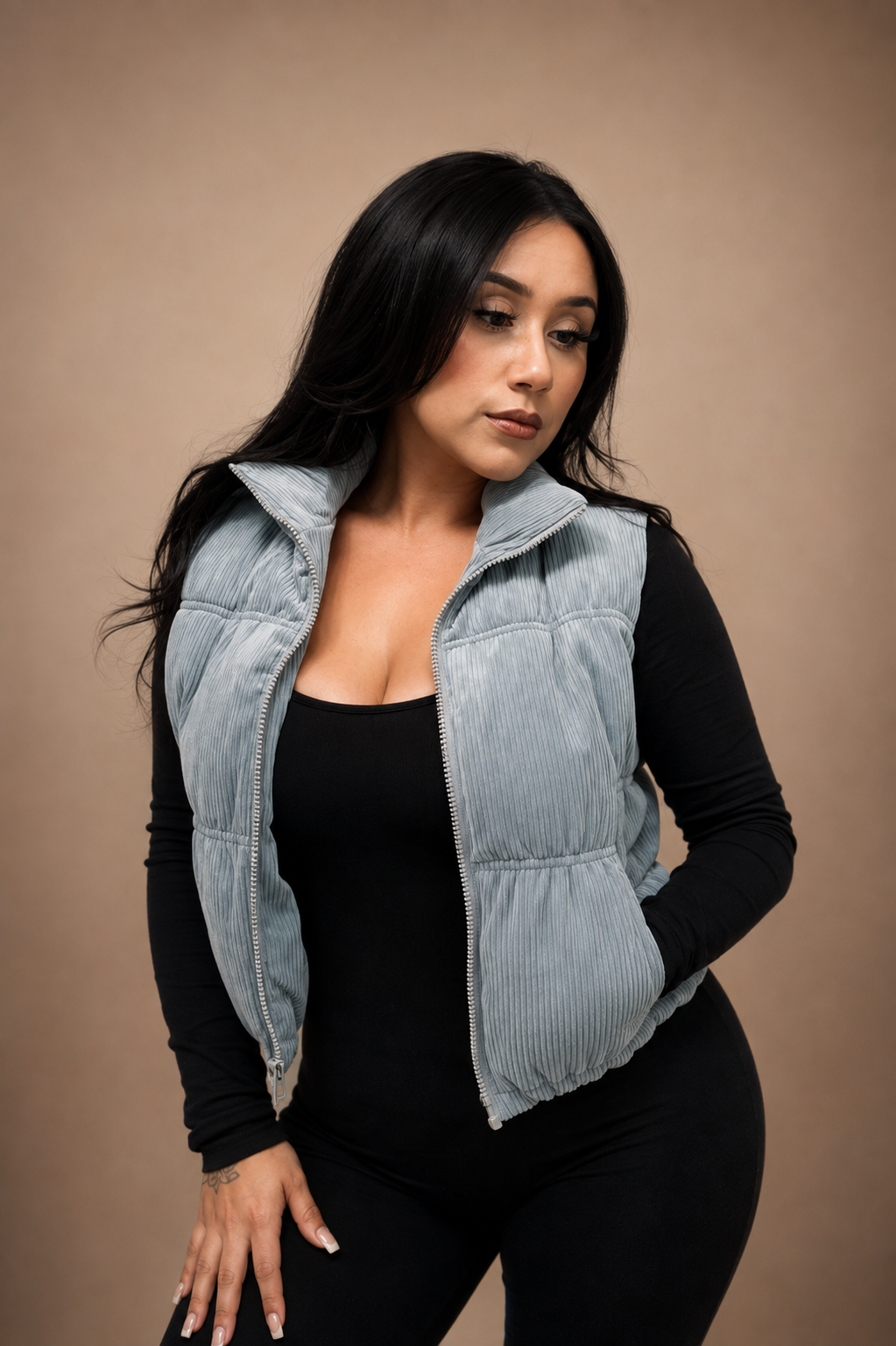 The New Era Corduroy Puffer Vest