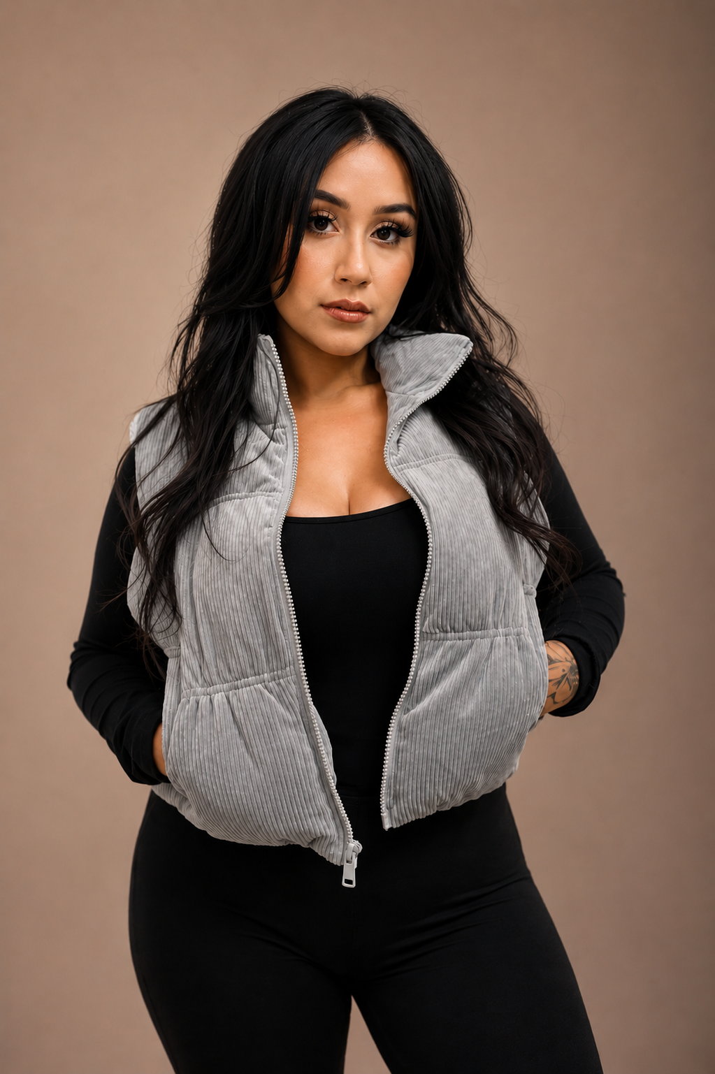 The New Era Corduroy Puffer Vest