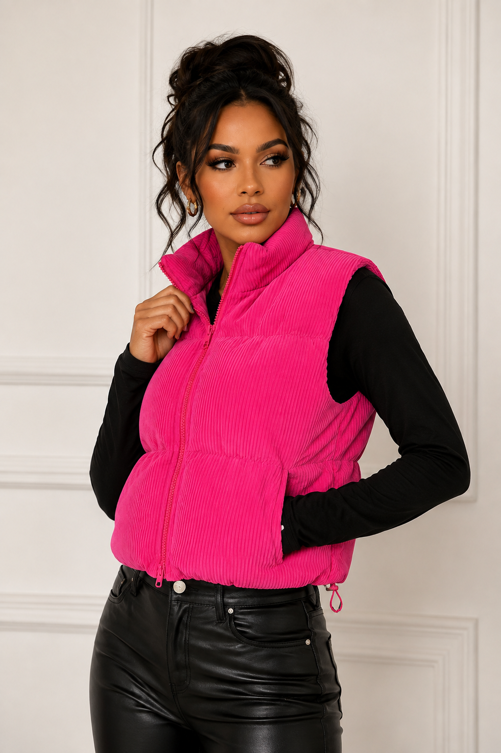 The New Era Corduroy Puffer Vest